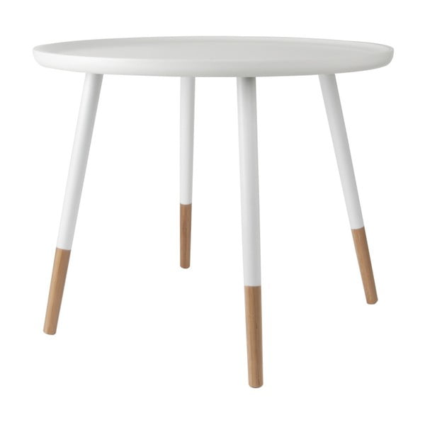 Biały stolik drewniany Leitmotiv Graceful