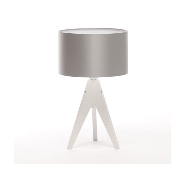 Lampa stołowa Artista White/Silver, 28 cm