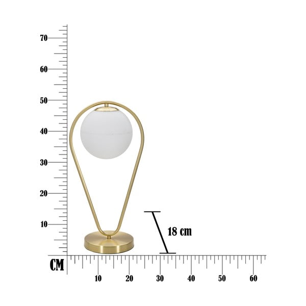 Lampa stołowa w kolorze złota Mauro Ferretti Glamy Drop-image-4