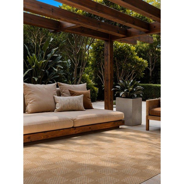 Kremowy/w naturalnym kolorze dywan odpowiedni na zewnątrz 160x230 cm Haringey Dorothy – Ted Baker-image-1