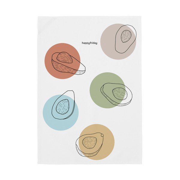 Bawełniane ścierki zestaw 2 szt. 50x70 cm Avocado – Happy Friday-image-3