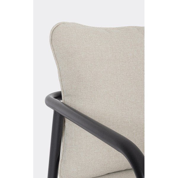 Beżowy stalowy zestaw mebli ogrodowych dla 4 osób Ostuni – Bizzotto-image-2