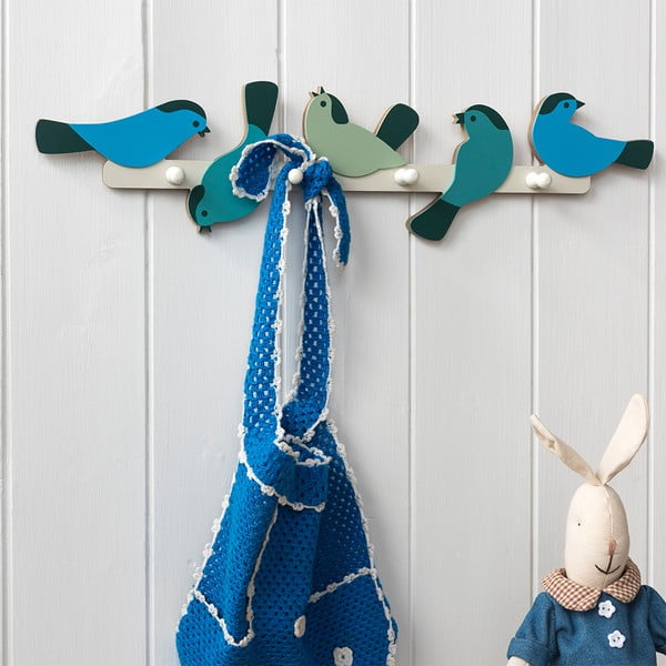 Niebieski wieszak ścienny Garden Bird – Rex London-image-2