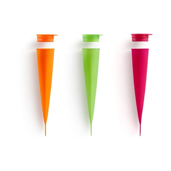 Silikonowe foremki do lodów zestaw 3 szt. – Lékué