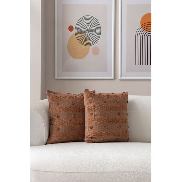 Poszewki na poduszki zestaw 2 szt. 43x43 cm Tuffet – Mioli Decor-image-3