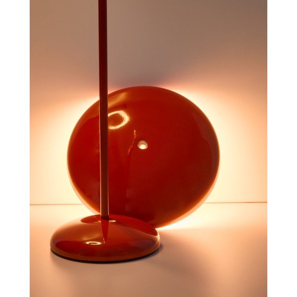 Czerwona lampa stołowa LED ze ściemniaczem z metalowym kloszem (wysokość 35 cm) Porte – Kave Home-image-2