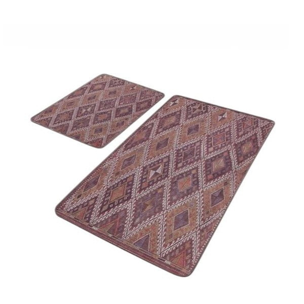 Aksamitne dywaniki łazienkowe zestaw 2 szt. 60x100 cm – Mila Home