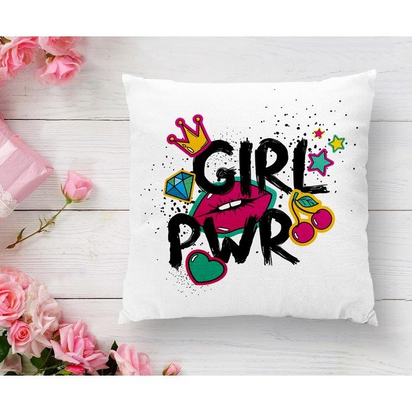 Dziecięca poszewka na poduszkę 43x43 cm Girl Power – Mila Home-image-2