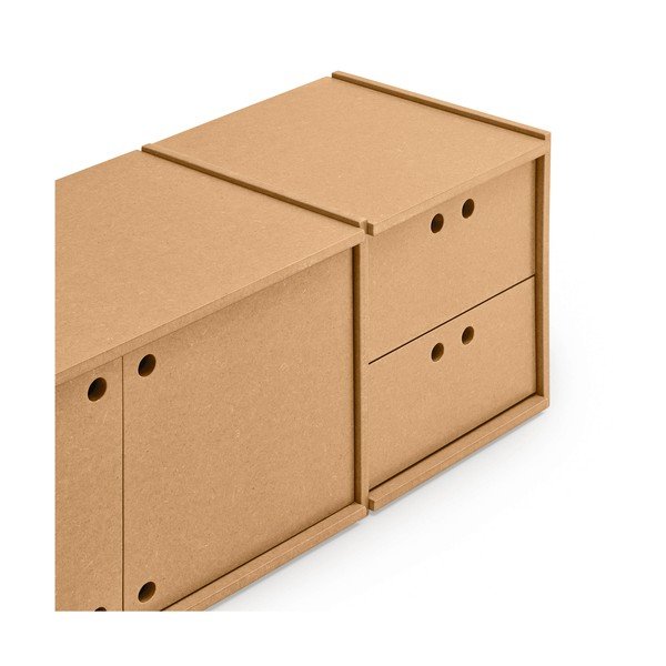 Szafka pod TV w naturalnym kolorze 157x42x40 cm Wally – Teulat-image-3