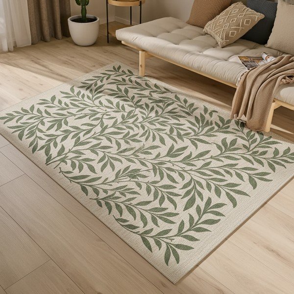 Zielono-kremowy dywan odpowiedni na zewnątrz 200x290 cm Lua – Universal-image-2