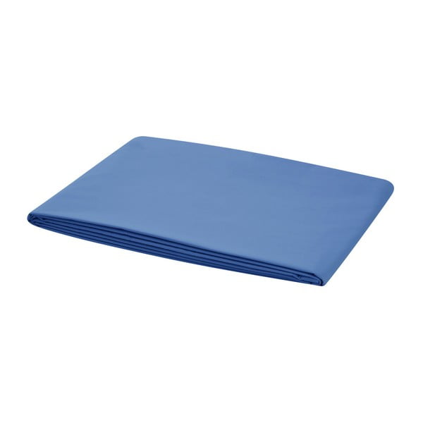 Niebieskie jednoosobowe prześcieradło elastyczne Bella Maison Basic, 100x200 cm