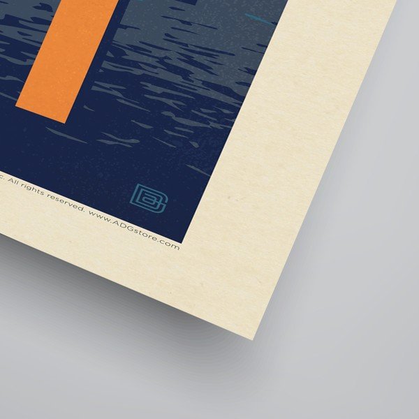 Plakat Americanflat Budapest, 42x30 cm-image-1