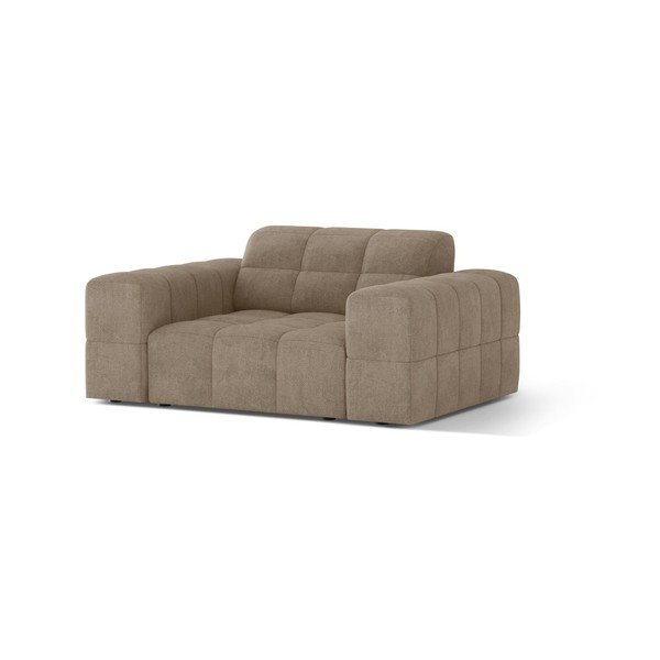 Beżowy fotel z tkaniny szenilowej Chicago – Cosmopolitan Design-image-1
