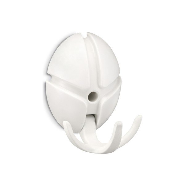 Biały ścienny plastikowy haczyk Tick – Spinder Design-image-1
