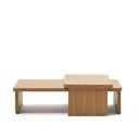 Stoliki w dekorze dębu zestaw 2 szt.  Oaq – Kave Home