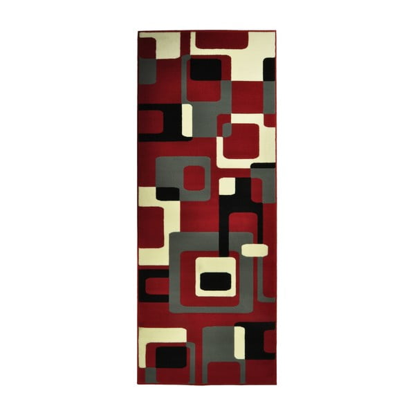 Czerwony dywan Hanse Home Hamla Retro, 80x300 cm