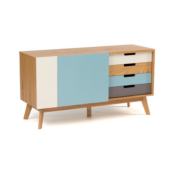 Komoda z niebieskimi elementami Woodman Chaser-image-3