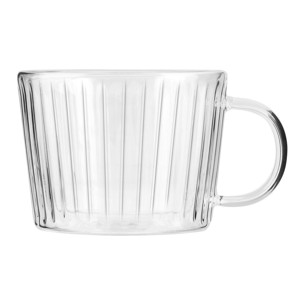 Szklane filiżanki zestaw 2 szt. do cappuccino 250 ml Livio Duo – Vialli Design (zdjęcie 8)