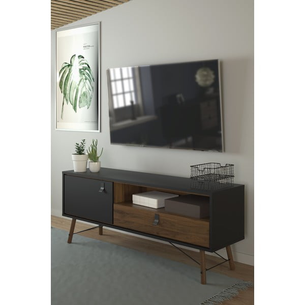 Czarny stolik pod TV Tvilum Ry-image-1