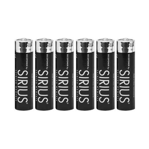 Baterie 6 szt. alkaliczne DecoPower – Sirius