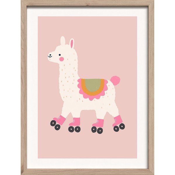Obrazek dziecięcy 30x40 cm Roller Llama – Styler