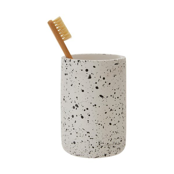 Kremowy betonowy kubek na szczoteczki do zębów Mozie – Premier Housewares-image-2