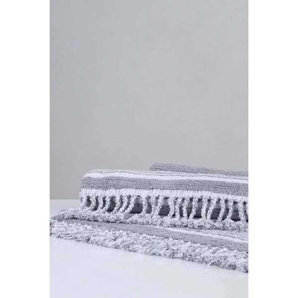 Szary bawełniany dywanik łazienkowy Foutastic Martil, 60x90 cm-image-3