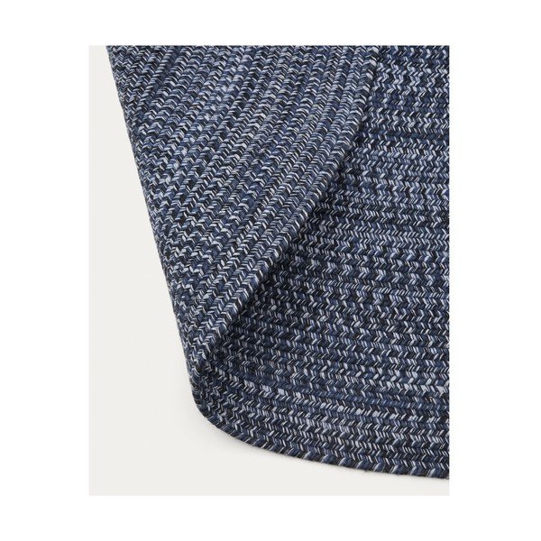 Ciemnoniebieski dywan odpowiedni na zewnątrz z włókien z recyklingu 200x300 cm Sadent – Kave Home-image-3