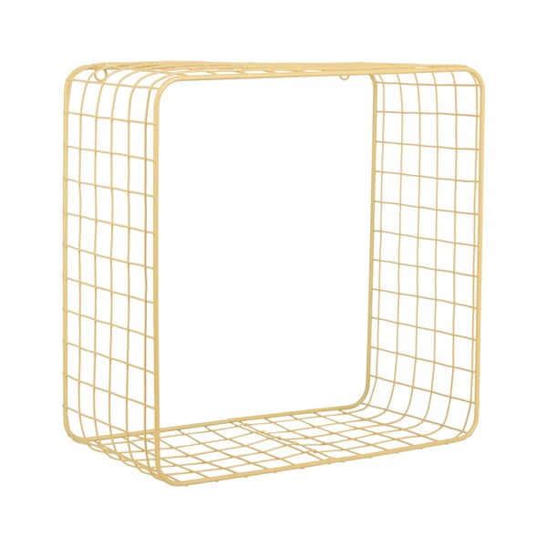 Jasnożółte stalowe półki zestaw 2 szt. 35 cm Reja – PT LIVING-image-2