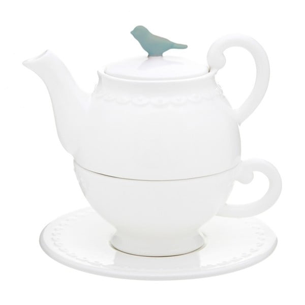 Komplet
  czajniczek na herbatę, filiżankę i spodek Flight of Fancy