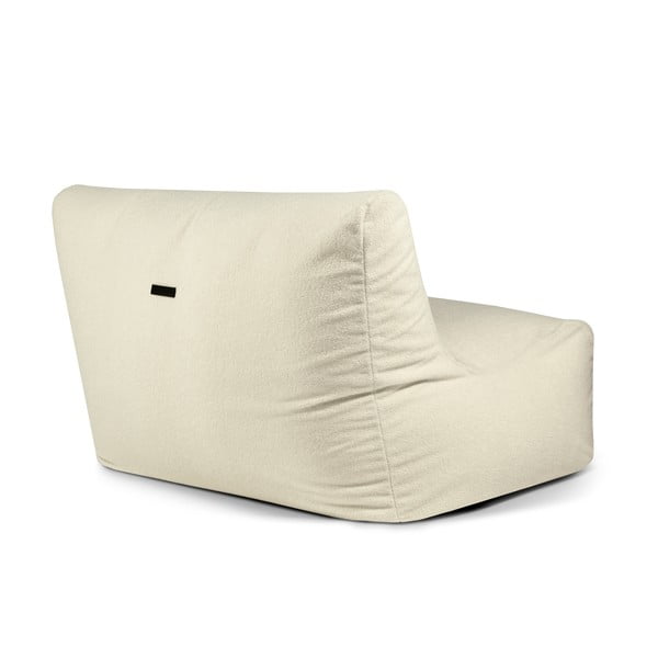 Jasnoszary worek do siedzenia z materiału bouclé Sofa Seat Lounge – SLOWDOWN-image-4