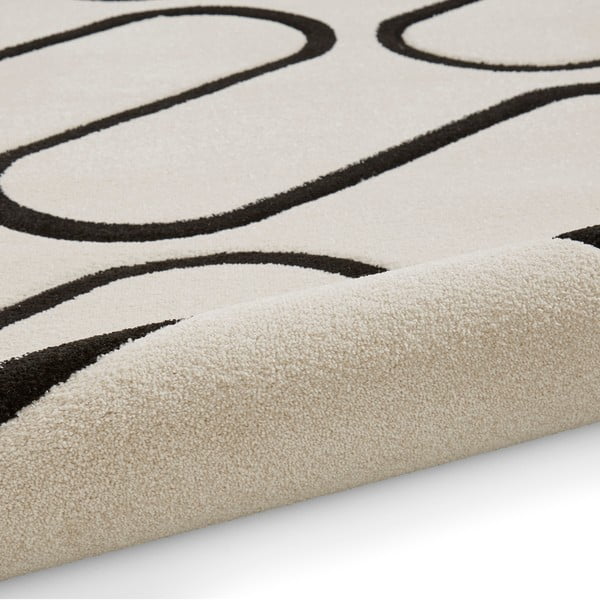 Czarno-biały dywan 160x230 cm Linear Curve – Catherine Lansfield-image-3