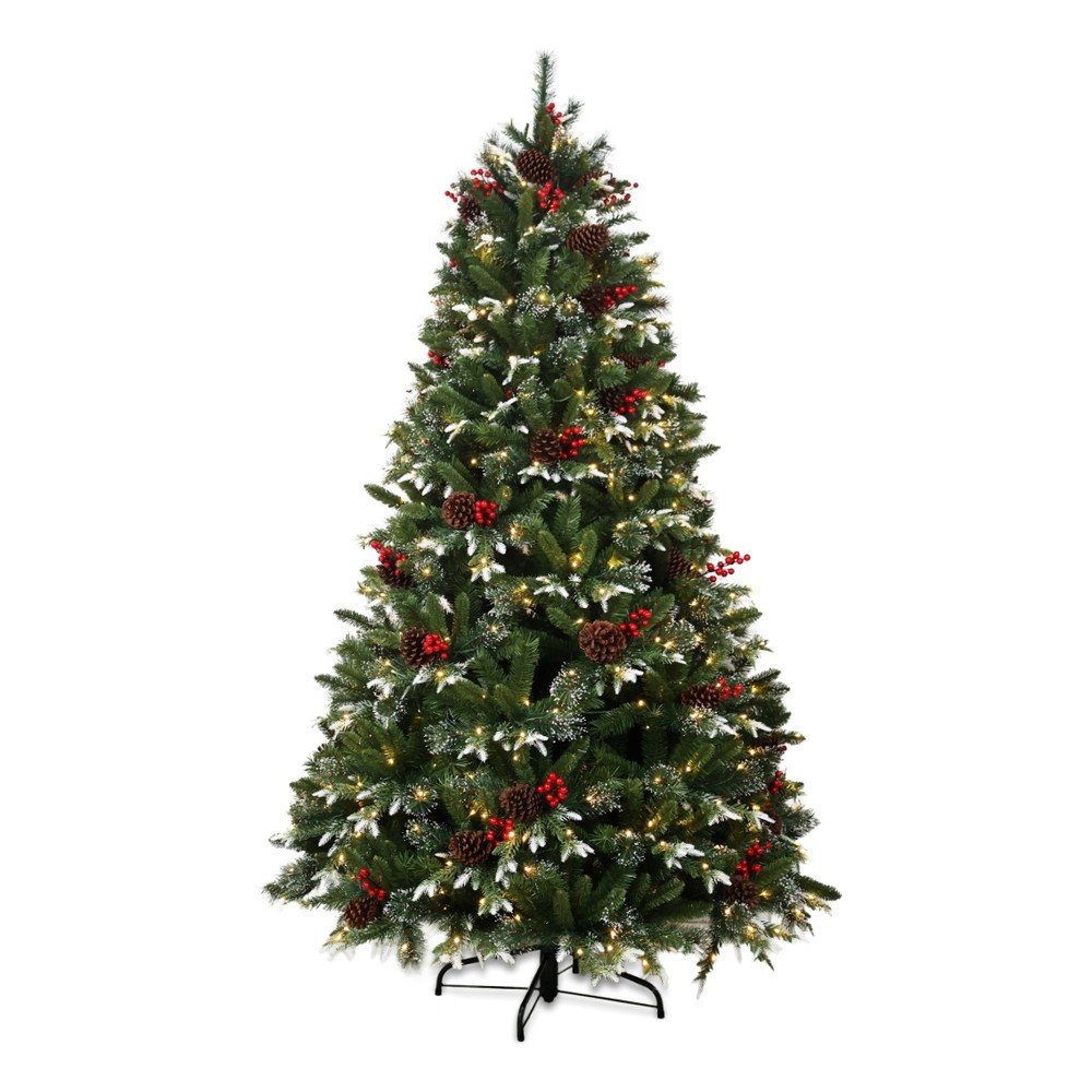 Sztuczna choinka wysokość 180 cm Snowy Pine LED – Můj Stromeček