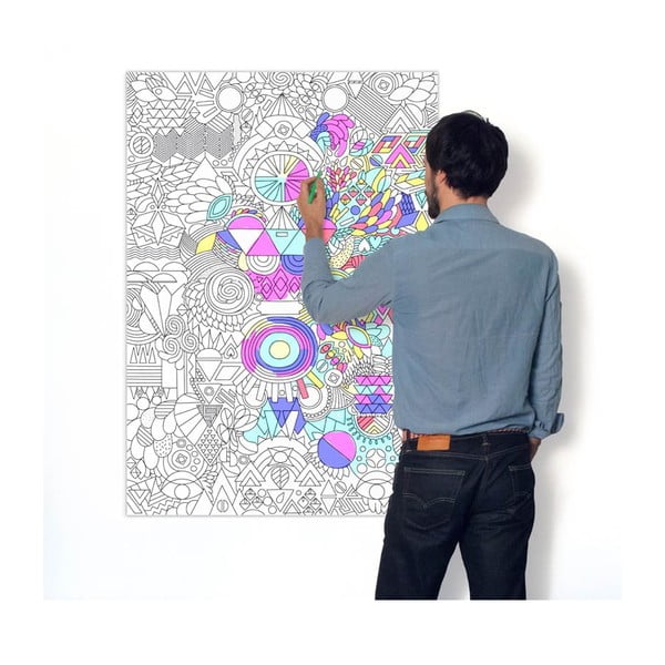 Kolorowanka Patchwork OMY, 70x100 cm-image-2