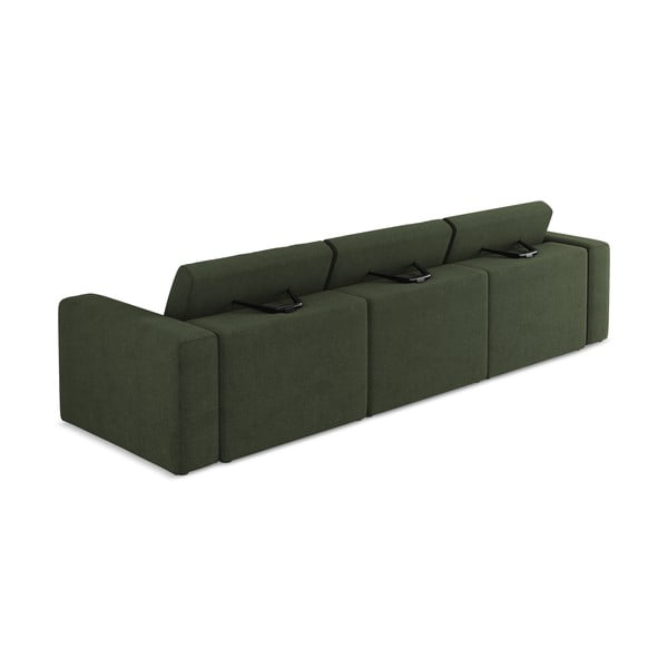 Zielona sofa modułowa 314 cm Kalea – Makamii-image-3