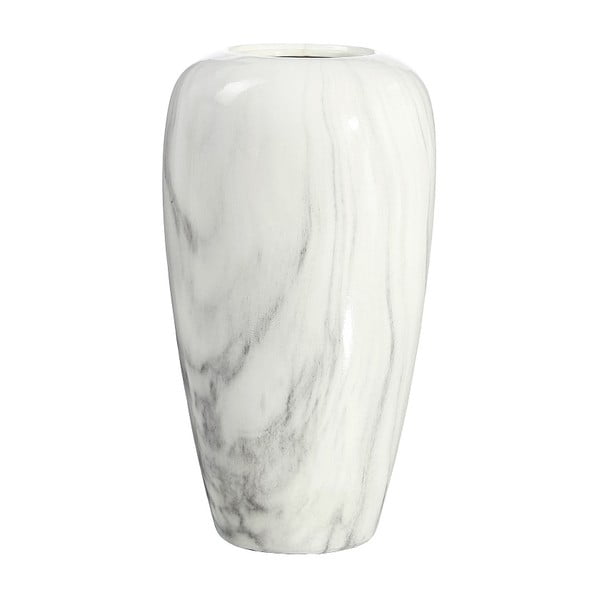 Ceramiczny wazon imitujący marmur Ixia Calderon, wysokość 39 cm