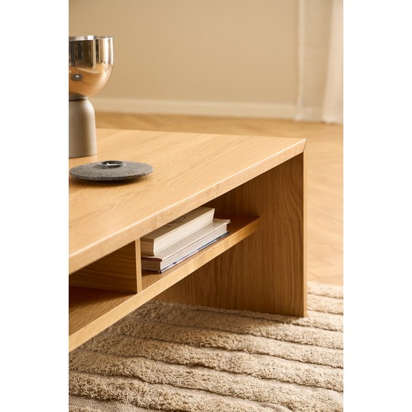 Stolik w dekorze dębu w naturalnym kolorze 60x120 cm Arlon – Actona-image-2