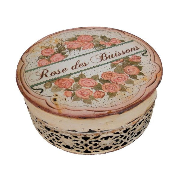 Okrągły pojemnik Antic Line Rose des Buissons