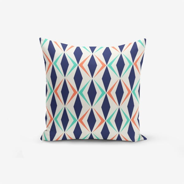 Poszewka na poduszkę z domieszką bawełny Minimalist Cushion Covers Colorful Geometric Design, 45x45 cm