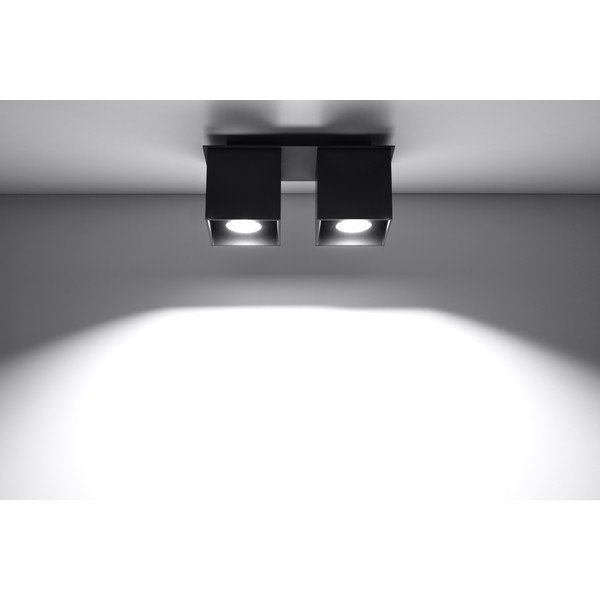 Czarna lampa sufitowa Sollux Geo 2-image-4