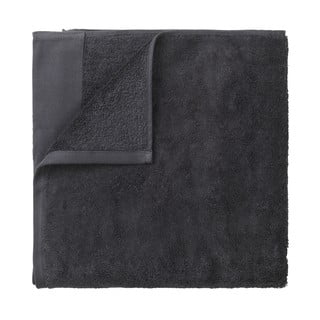 Ciemnoszary bawełniany ręcznik kąpielowy Blomus, 70x140 cm