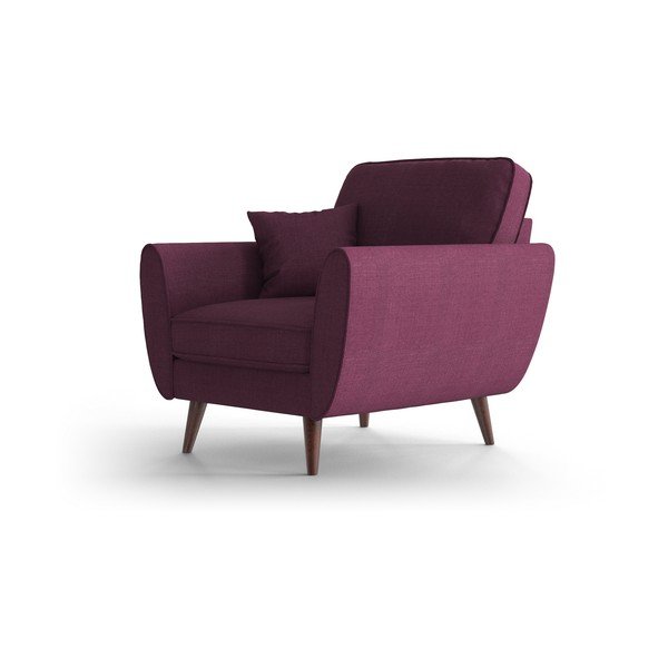 Fioletowy fotel My Pop Design Auteuil