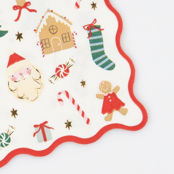 Papierowe serwetki zestaw 16 szt. Jolly Christmas – Meri Meri-image-1