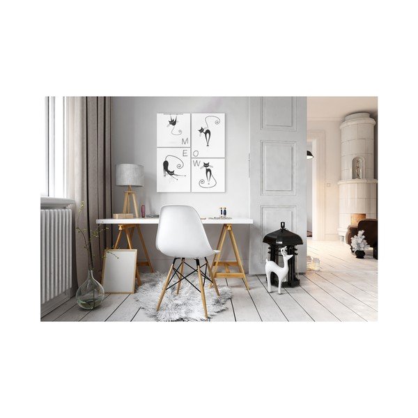 Wieloczęściowy obraz Styler Scandi Cats, 64x74 cm-image-1