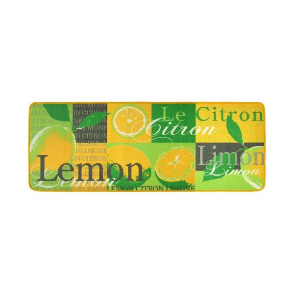 Żółto-zielony chodnik kuchenny Hanse Home Lemon, 67x180 cm-image-1