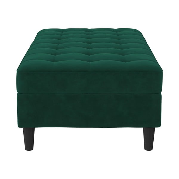 Zielony aksamitny podnóżek Presley – Støraa-image-3