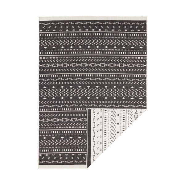 Czarno-kremowy dywan odpowiedni na zewnątrz NORTHRUGS Kuba, 290x200 cm-image-2