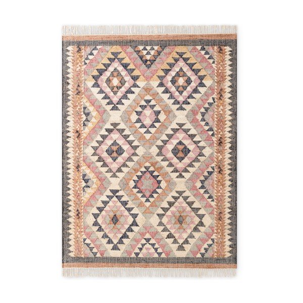 Szary dywan z juty tkany ręcznie 200x300 cm Roya Parsa – Elle Decoration