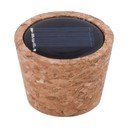 Lampa solarna LED w korkowym pojemniku Esschert Design
