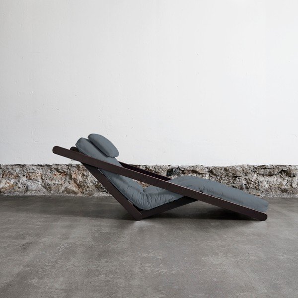 Szezlong rozkładany Karup Figo Wenge/Gris-image-1